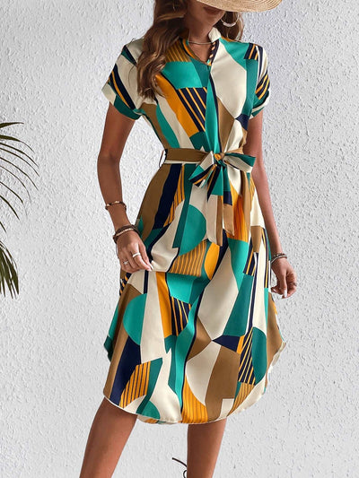 Talia™ - Vibrant Print Dress