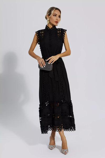 Ayla™ | Black Cutout Maxi